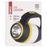 EMOS P4008 LED-es multifunkciós kempinglámpa, 215 lm, 3×AA