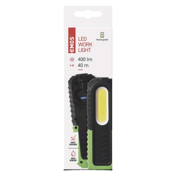 EMOS akkumulátoros LED lámpa 5 W COB + 3W CREE LED P4531