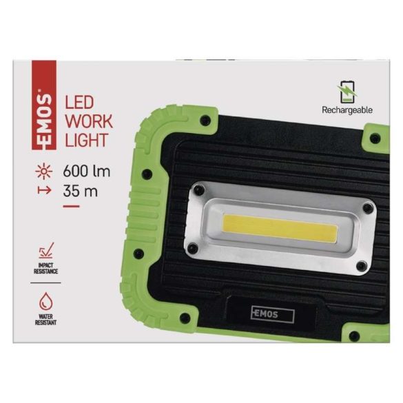 EMOS AKKUMULÁTOROS LED LÁMPA 5 W COB P4534
