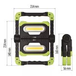 EMOS AKKUMULÁTOROS LED LÁMPA 2× COB P4536