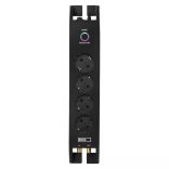 EMOS TÚLFESZÜLTSÉG VÉDŐ 4ALJ. 2M 1800J SCHUKO P54222