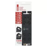 EMOS TÚLFESZÜLTSÉG VÉDŐ 8ALJ. 3M 1800J SCHUKO P54252