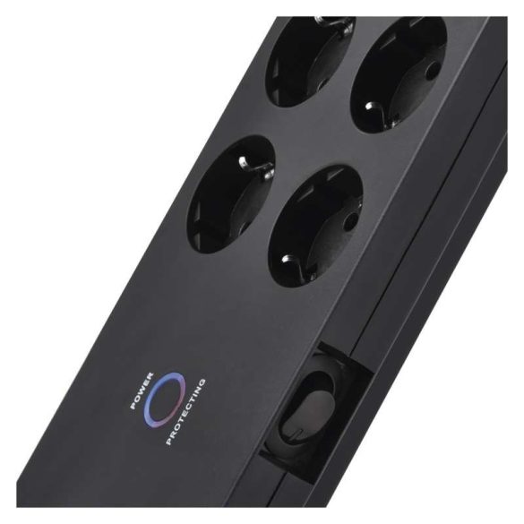 EMOS TÚLFESZÜLTSÉG VÉDŐ 8ALJ. 3M 1800J SCHUKO P54252