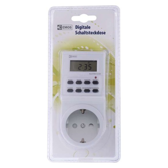 EMOS DIGITÁLIS IDŐKAPCSOLÓ TS-ED1 P5521N