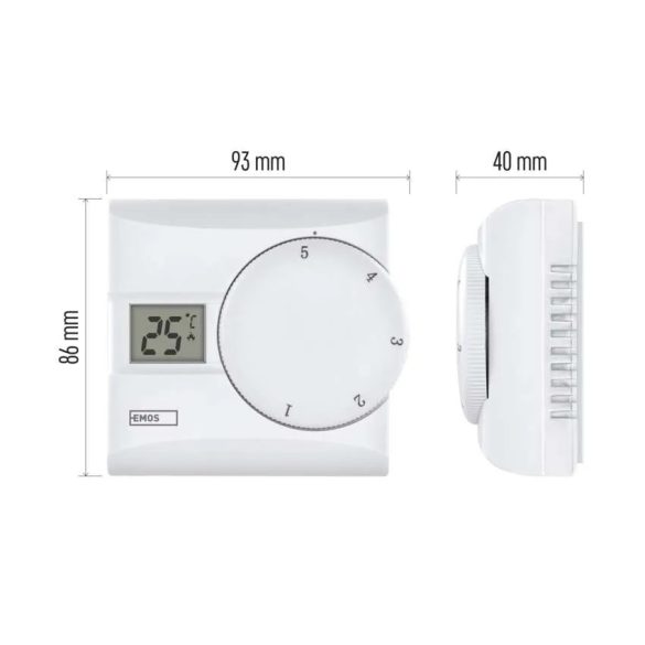 EMOS TERMOSZTÁT VEZETÉKES P5603R