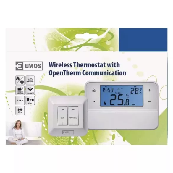 EMOS Szobatermosztát programozható OpenTherm P5616OT