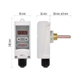 EMOS MERÜLŐHÜVELYES CSŐTERMOSZTÁT P5686