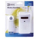 EMOS vezeték nélküli csengő 6898-80 fehér,230V/12V P5705