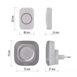 EMOS Vezeték nélküli csengő P5733S