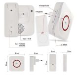 GOSMART VEZ. NÉLKÜLI CSENGŐ AC P5735WS