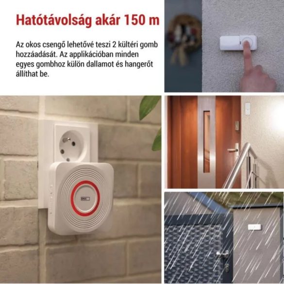 GOSMART VEZ. NÉLKÜLI CSENGŐ AC P5735WS