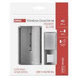 EMOS VEZETÉK NÉLKÜLI CSENGŐ jelhosszabbító funkcióval és USB kimenettel