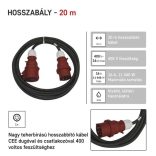 EMOS 3 FÁZISÚ HOSSZABBÍTÓ 20m 5X2,5mm vezetékkel 400V/16A PM0904