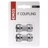 EMOS F csatlakozó 2db/bliszter R5610.2