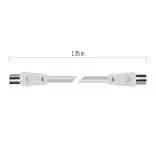 EMOS ANTENNA KOAX KÁBEL 1,25M
