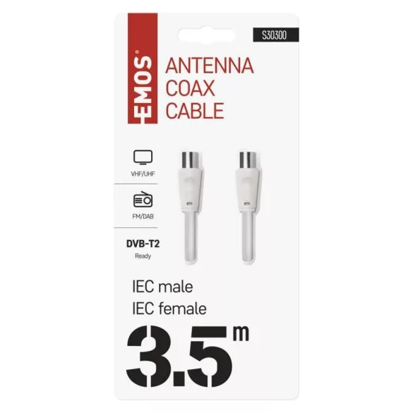 ANTENNA KOAX KÁBEL 3,5M