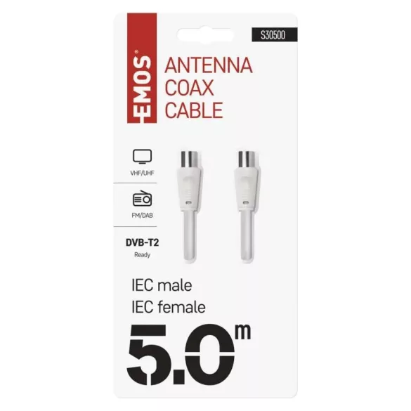 ANTENNA KOAX KÁBEL 5M
