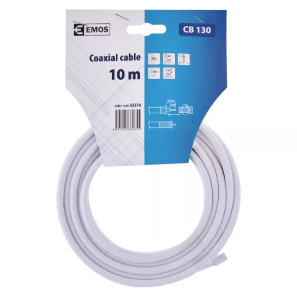EMOS Koax kábel CB130 10m S5374