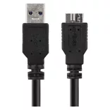 EMOS USB kábel 3.0 A csatlakozó – micro B csatlakozó 1m S70203