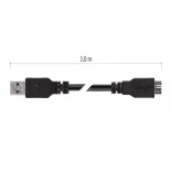 EMOS USB kábel 3.0 A csatlakozó – micro B csatlakozó 1m S70203