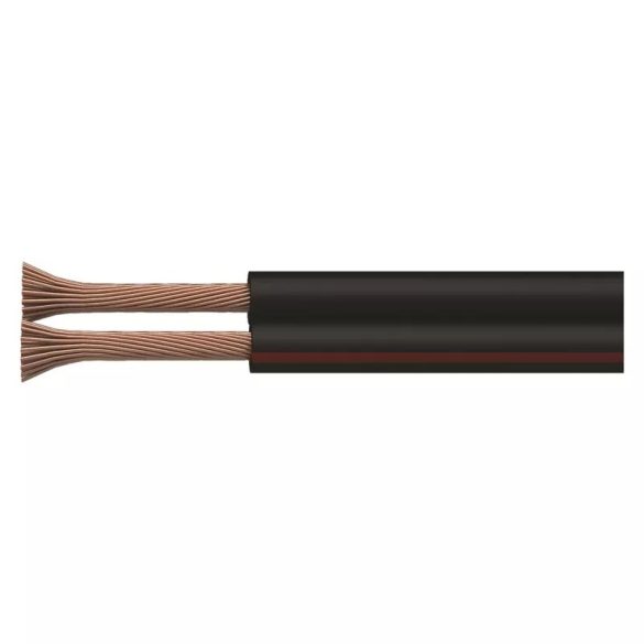 EMOS Hangfalkábel 2*0.15mm fekete/piros S8130