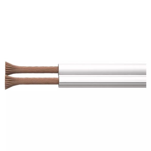 EMOS Hangfalkábel 2*0.15mm fehér S8131