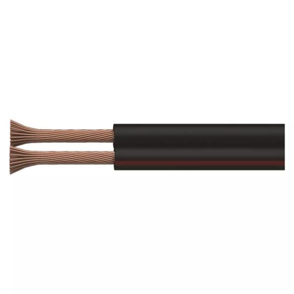 EMOS Hangfalkábel 2*0.75mm piros/fekete S8273