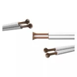 EMOS Hangfalkábel 2*1.00mm fehér 100m S8281