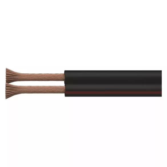 EMOS Hangfalkábel 2*1.5mm piros/fekete 100m S8293