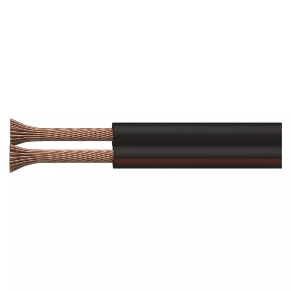 EMOS Hangfalkábel 2*1.5mm piros/fekete 100m S8293