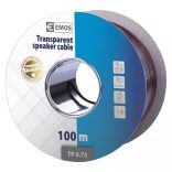 EMOS Hangfalkábel TP 0.75 áttetsző S8307