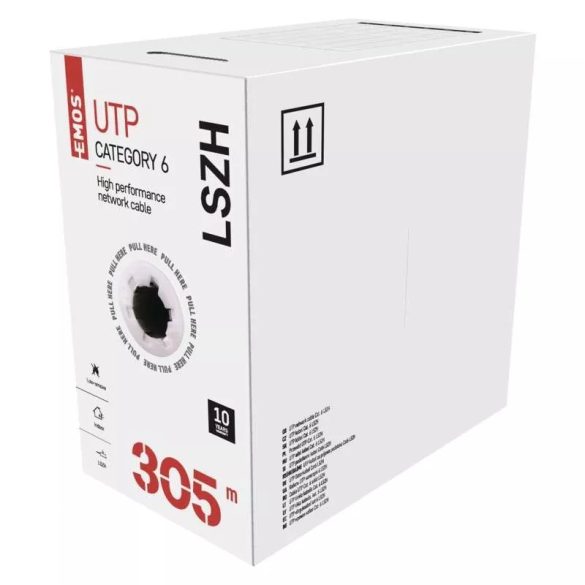 EMOS UTP KÁBEL CAT 6 LSZH 305m S9132