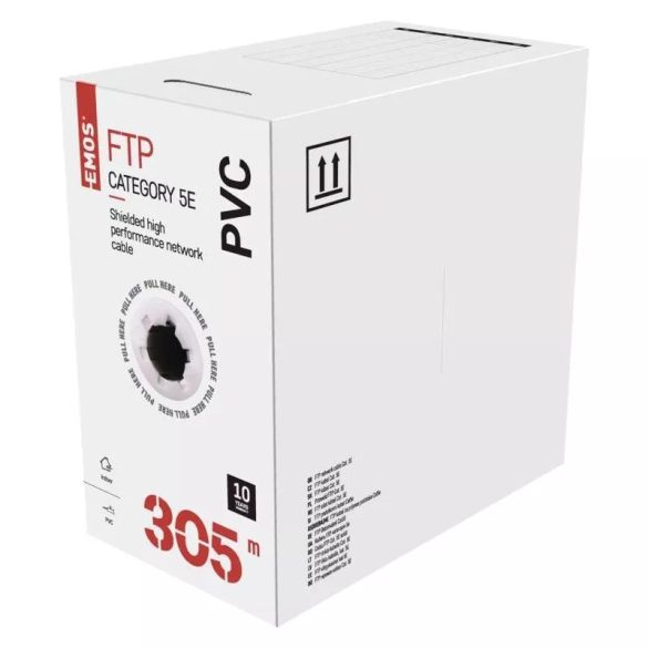 EMOS FTP KÁBEL CAT 5E 305m S9221