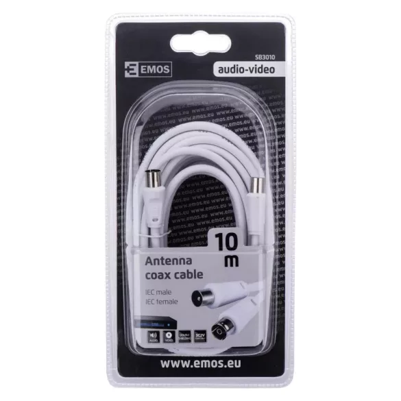 EMOS Antenna koax kábel 10m SB3010