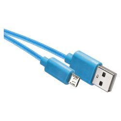 EMOS USB KÁBEL 2.0 A dugó - micro B KÉK 1m SM7006B