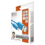 EMOS USB KÁBEL 2.0 A dugó - micro B KÉK 1m SM7006B