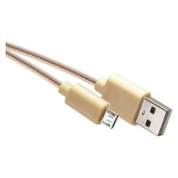 EMOS USB KÁBEL 2.0 A dugó - micro B ARANY 1m SM7006Y