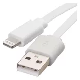 EMOS USB KÁBEL 2.0 A DUGÓ - i16P DUGÓ 1M FEHÉR SM7013W