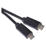 EMOS USB KÁBEL 3.1 C DUGÓ - 3.1 C DUGÓ 1M FEKETE SM7022BL