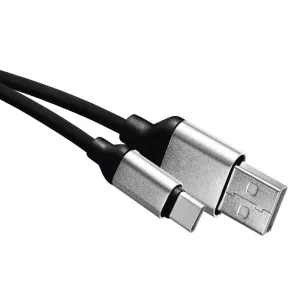 EMOS USB KÁBEL 2.0 A DUGÓ - C DUGÓ 1M FEKETE SM7025BL