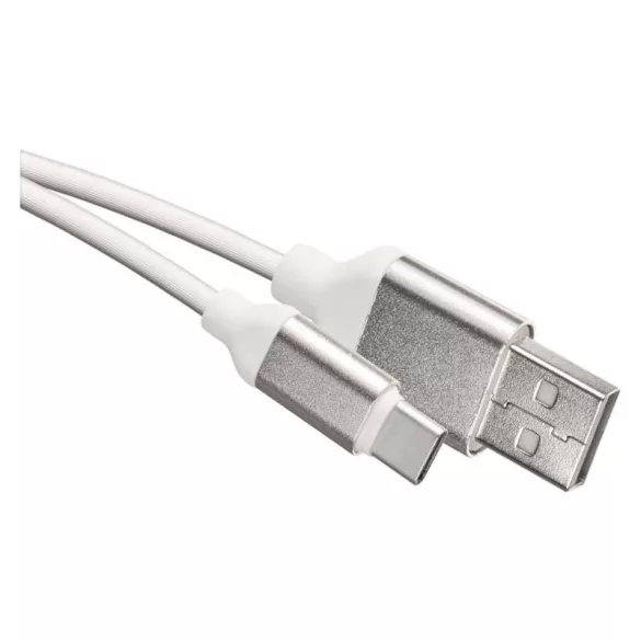 EMOS USB KÁBEL 2.0 A DUGÓ - C DUGÓ 1M FEHÉR SM7025W