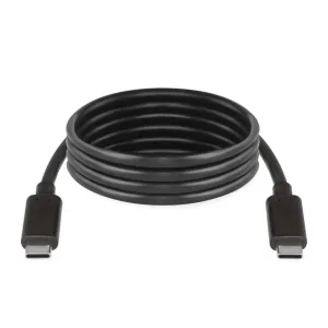 EMOS töltő- és adatkábel 2.0 USB-C / USB-C, 1 m, fekete SM7028BL