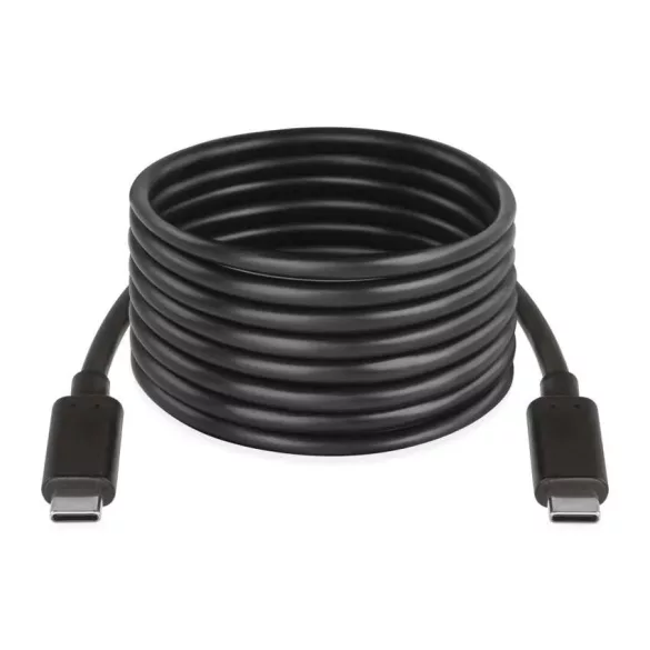 USB KÁBEL 2.0 C/M-C/M 2M FEKETE 100 W SM7029BL