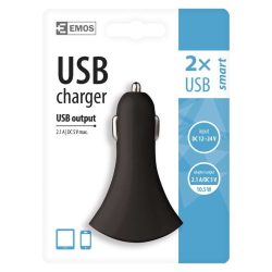   EMOS UNIVERZÁLIS AUTÓS USB TÖLTŐ 2,1 A (10,5 W) max. V0212