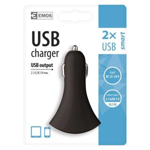 EMOS UNIVERZÁLIS AUTÓS USB TÖLTŐ 2,1 A (10,5 W) max. V0212