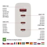 EMOS Univerzális USB töltő GaN PD 120 W max.V06G120