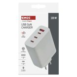 EMOS Univerzális USB töltő GaN PD 120 W max.V06G120