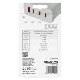 EMOS Univerzális USB töltő GaN PD 120 W max.V06G120