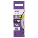 EMOS LED IZZÓ FILAMENT GYERTYA E14 2W NW Z74201