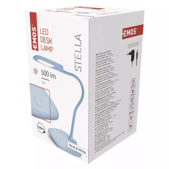 EMOS Stella LED asztali lámpa, kék  Z7602BL